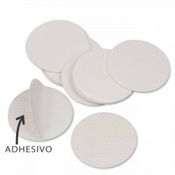 Pegatina circulo doble cara adhesivo 2 caras - Bolsa 1000 uds