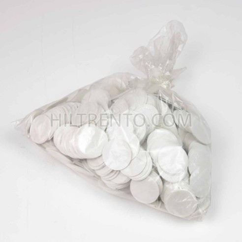 Pegatina circulo doble cara adhesivo 2 caras - Bolsa 1000 uds