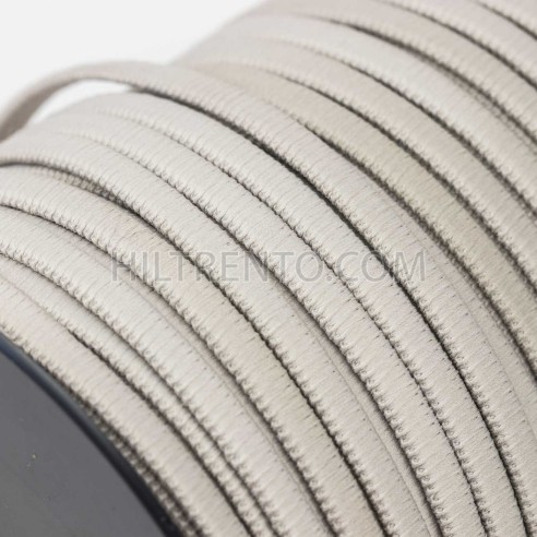 Elástico tubular cordón 6 mm - Rollo 125 mts