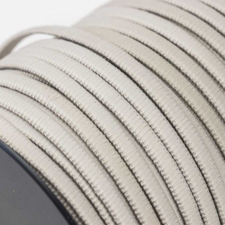 Elástico tubular cordón 6 mm - Rollo 125 mts