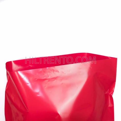 Saco plástico rojo opaco G400 50x90cm - pack 50 uds