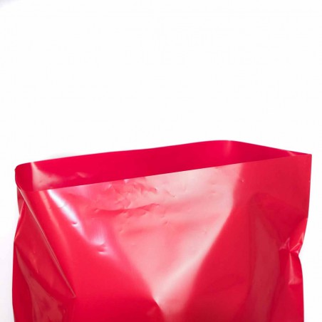 Saco plástico rojo opaco G400 50x90cm - pack 50 uds
