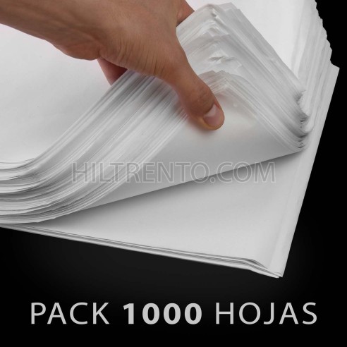 Papel seda blanco - 1000 hojas