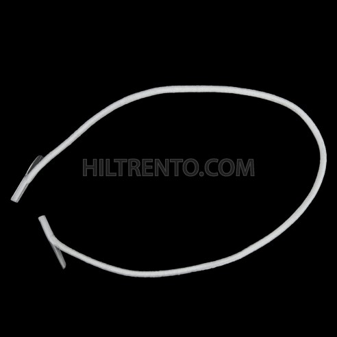 Cordón elástico 2.2 mm, con terminal transparente para carpetas .