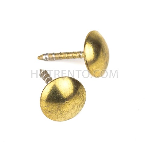 Tachuelas semiplanas latón brillo - Pack 1000 uds