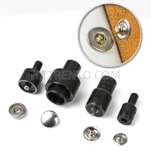 Juego completo remache y broche AF-1/A1+ AF-1/B + AF-1/C + AF-1/D