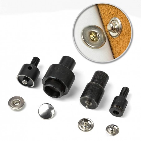 Juego completo remache y broche AF-1/A1+ AF-1/B + AF-1/C + AF-1/D