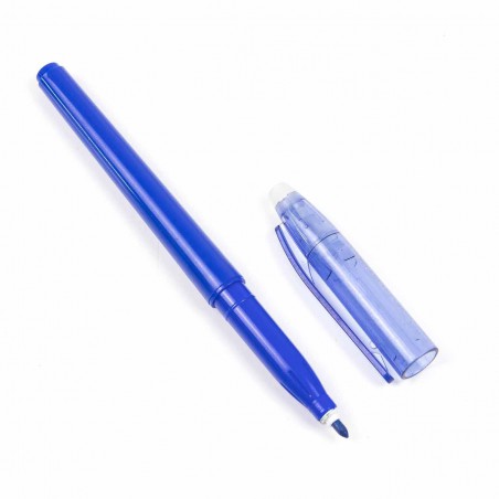 Rotulador figurar azul, borrable con calor