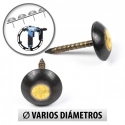 Tachuelas semiplanas 9.5 mm esfumado - Pack 1000 uds