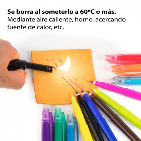 Rotulador frixion figurar marrón, borrable con calor