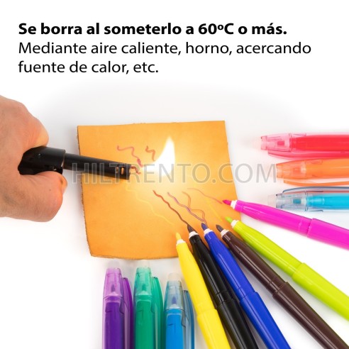 Rotulador frixion figurar azul celeste, borrable con calor