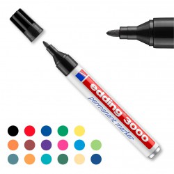Rotulador marcador permanente Edding 3000 - Caja 10 uds