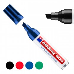 Rotulador marcador permanente Edding 500 - Caja 10 uds