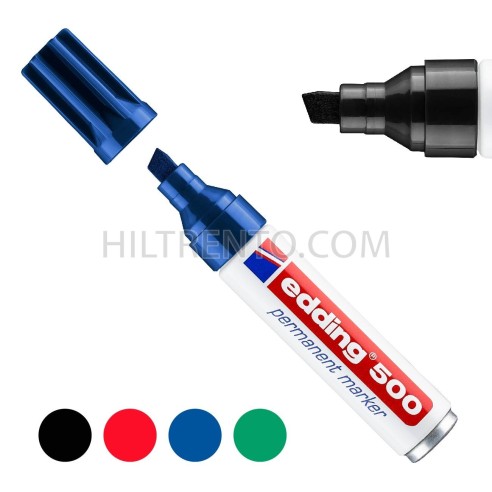 Rotulador marcador permanente Edding 500 - Caja 10 uds