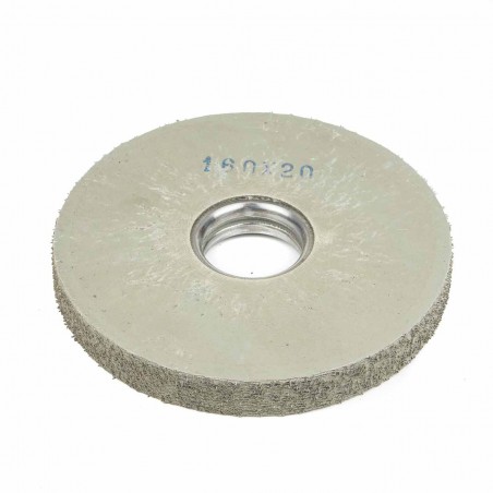 Carda cepillo circular goma con alambre para lijar 160x20 mm F.40