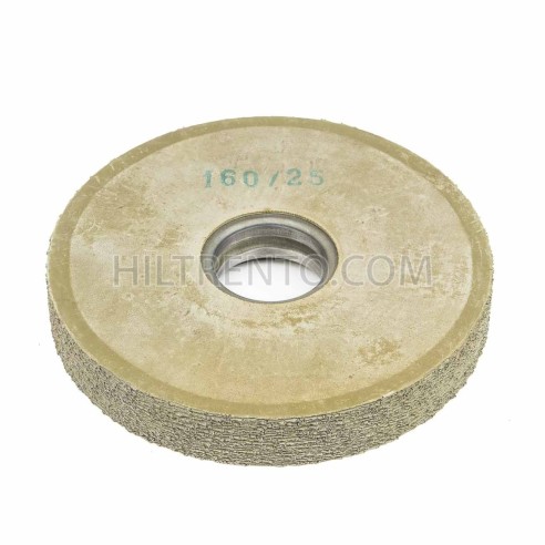 Carda cepillo circular goma con alambre para lijar 160x25 mm F.40