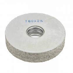 Carda cepillo circular goma con alambre para lijar 160x35 mm F.40