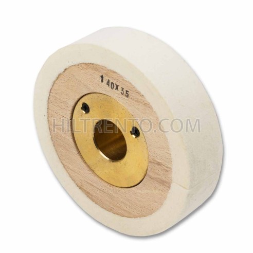 Rodillo fieltro rotativo para bandas de lija 140x35