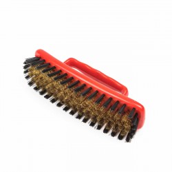 Cepillo latón cuerpo plástico con asa 150 x 40 mm