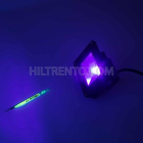 Foco bombilla led UV Ultravioleta 10W 230V Enchufe Español