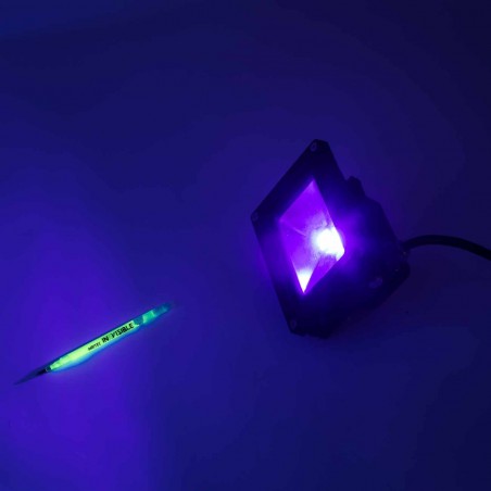 Foco bombilla led UV Ultravioleta 10W 230V Enchufe Español