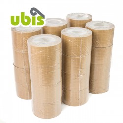 Precinto papel kraft reforzado con hilos 75mm x 25 mts UBIS