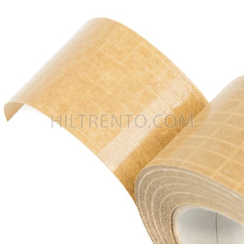 Precinto papel kraft reforzado con hilos 50mm x 25 mts UBIS