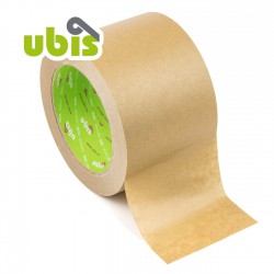 Precinto papel kraft eco reciclado 75mm x 50 mts UBIS