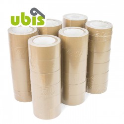Precinto papel kraft eco reciclado 50mm x 50 mts UBIS