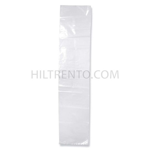 Saco plástico largo forma de tubo 30x140 cm - pack 10 uds
