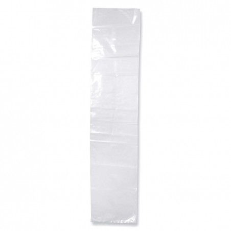 Saco plástico largo forma de tubo 30x140 cm - pack 10 uds