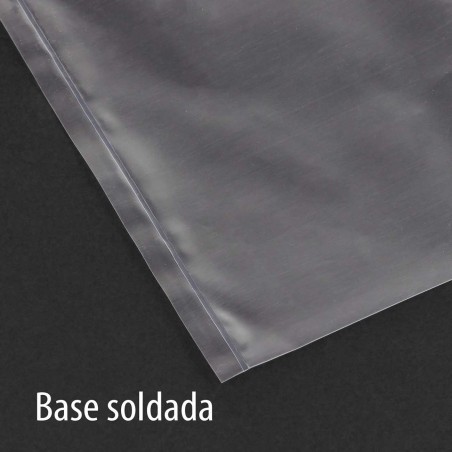 Saco plástico largo forma de tubo 30x140 cm - pack 10 uds