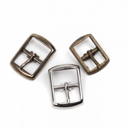 Hebilla metálica zamak con pasador ref.8033 - Pack 100 uds