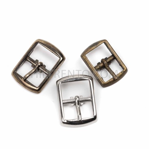 Hebilla metálica zamak con pasador ref.8033 - Pack 100 uds