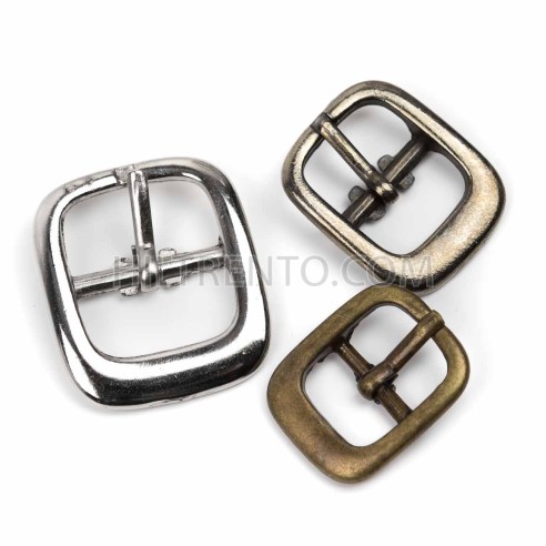 Hebilla metálica zamak con pasador ref.60546 - Pack 100 uds