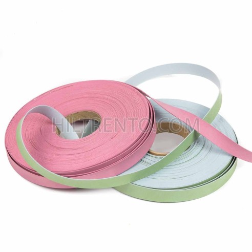 Ribete piel sintética napa rosa 14 mm - 5 Metros