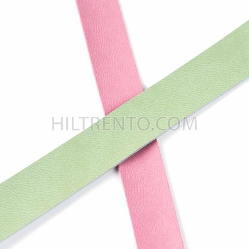 Ribete piel sintética napa rosa 14 mm - 5 Metros