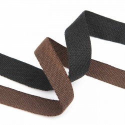 Cinta ribete de algodón 12 mm - Rollo 100 metros