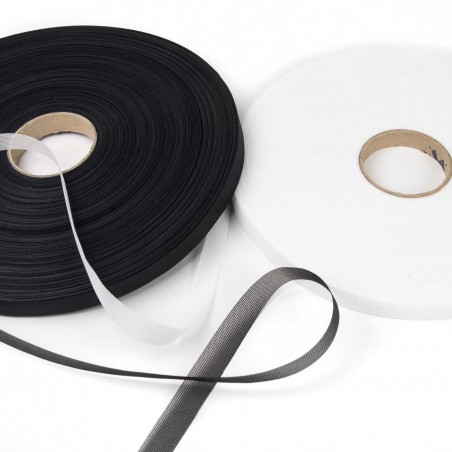 Cinta malla mosquitera costura 12 mm - Rollo 150 metros