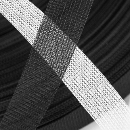 Cinta malla mosquitera costura 12 mm - Rollo 150 metros