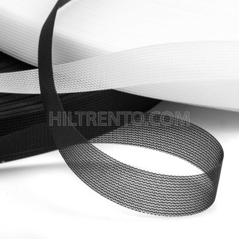 Cinta malla mosquitera costura 12 mm - Rollo 150 metros