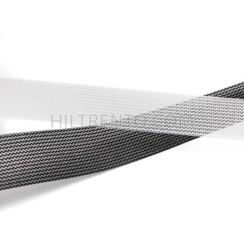 Cinta malla mosquitera costura 12 mm - Rollo 150 metros