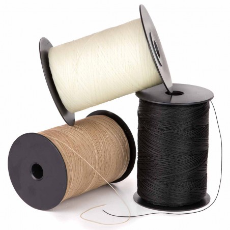 Hilo encerado fino 0.5 mm 20/3 poliamida 6.6 (nylon) - Carrete 750 mts