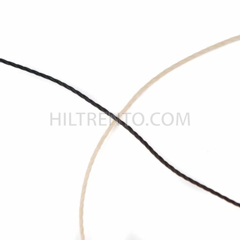 Hilo encerado fino 0.5 mm 20/3 poliamida 6.6 (nylon) - Carrete 750 mts