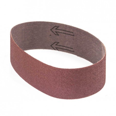 Banda de lija tela roja 435x50 mm grano 24 - 1 unidad