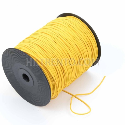 Cordón elástico Amarillo 2 mm - Rollo 300 mteros