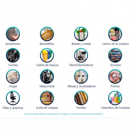 Spray desinfectante aerosol alcohol 70% ropa, superficies