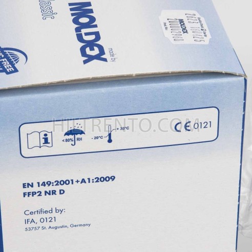 Mascarilla Moldex 2405 FFP2 Con válvula - CE, EN194:2001+A1:2009- Caja 20 Uds