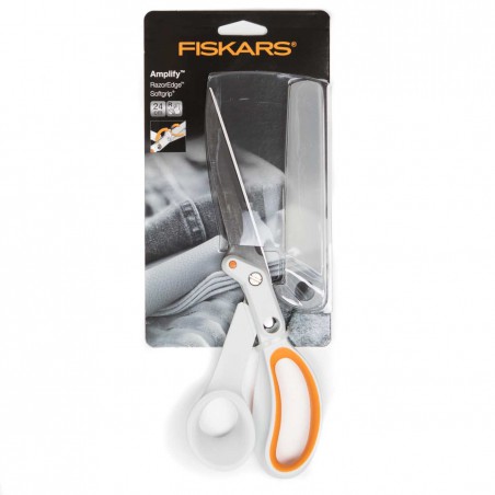 Tijeras ergonómicas tejidos y telas gruesas 240 mm FISKARS Amplify Razor edge
