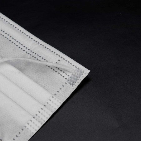 500 mts cordón elástico 2.5 mm flojo suave col. blanco